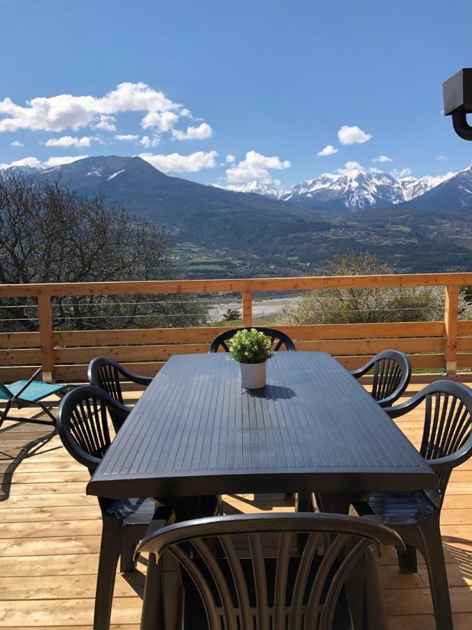 Chalet Avec Vue Lac Embrun Exterior photo